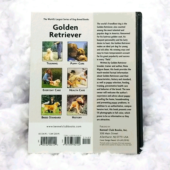 A Kennel Club Book Golden Retriever A Comprehensive Guide Hardcover Book - Picture 2 of 5